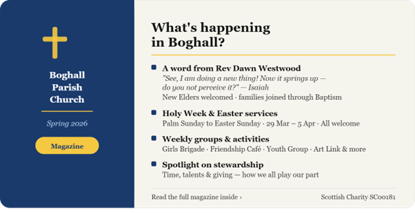 Spring 2026 magazine is out now! 